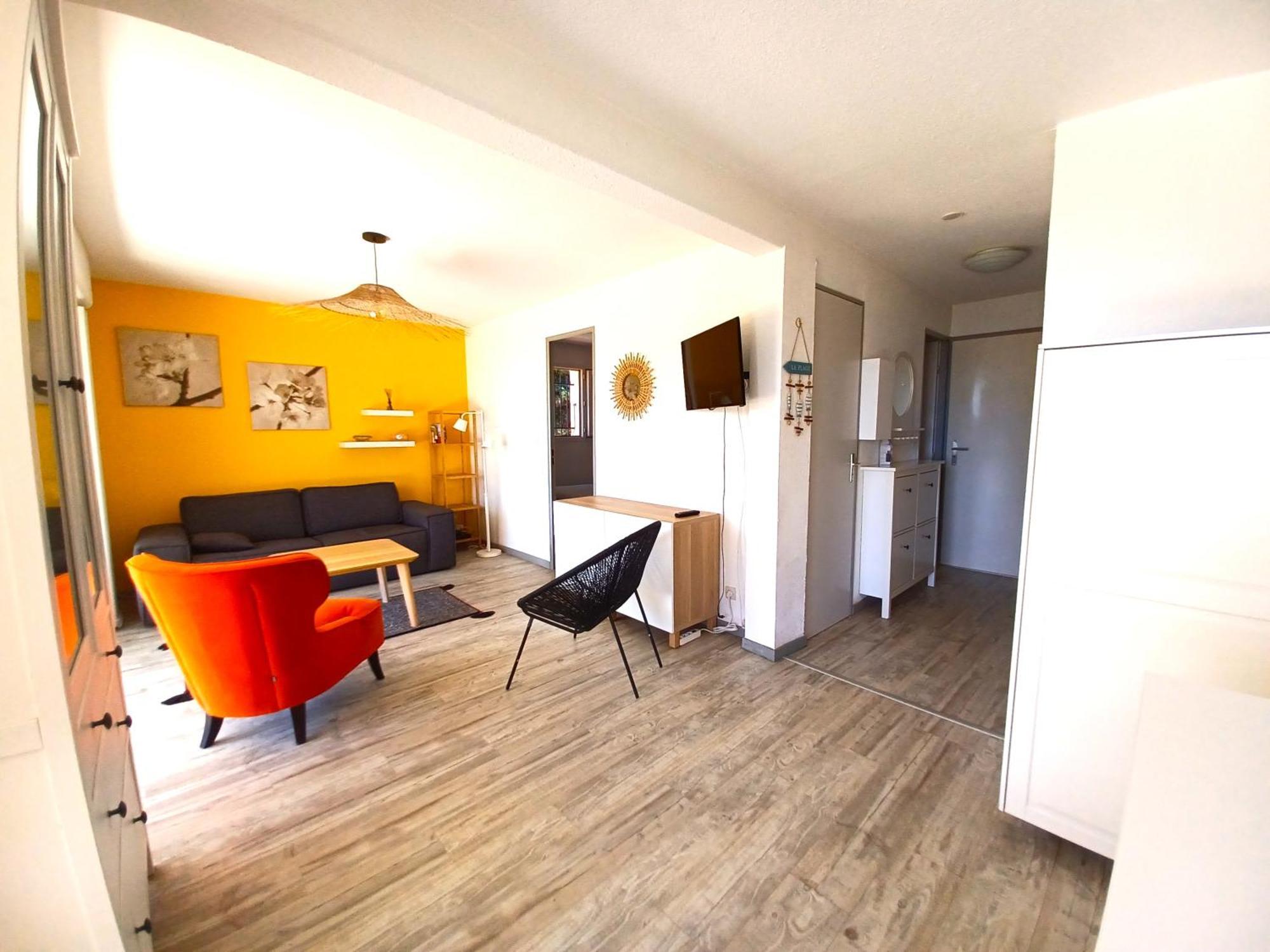 Plain-Pied Jardin 6 Personnes Clim Vue Mer Parking Wifi Terrasse Piscine Dans La Residence Saint-Pierre-la-Mer  Extérieur photo